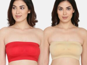 Women's Nylon Strapless Bra - Pack of 2
