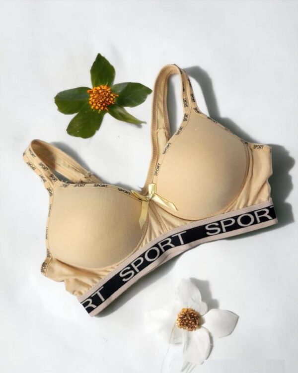 Padded Nylon Sports Bra
