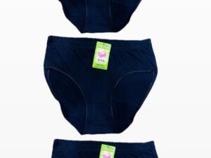 3 Pcs Light Weight Cotton Plain Panties - Comfortable Essentials for Every Wardrobe