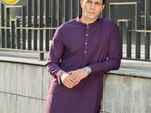 1 Pc Men’s Stitched Wash And Wear Plain Suit