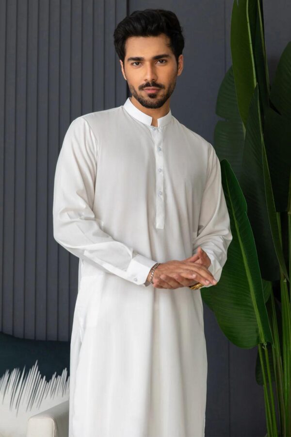 Men’s Unstitched Wash And Wear Plain Suit